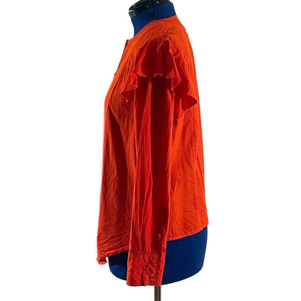 Current Elliott Ashley Ruffled Red Blouse - Picture 13 of 13
